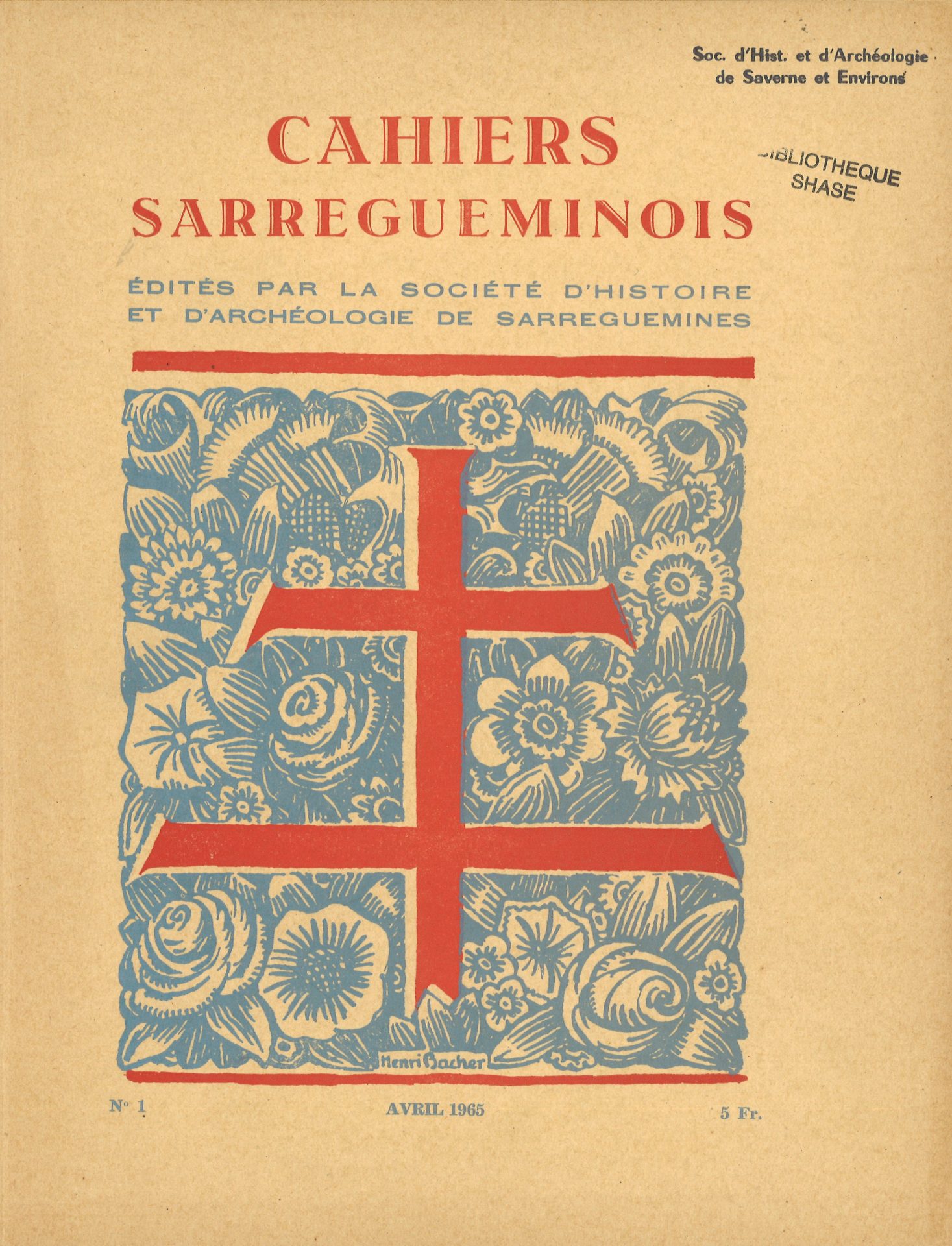 Cahiers Sarregueminois