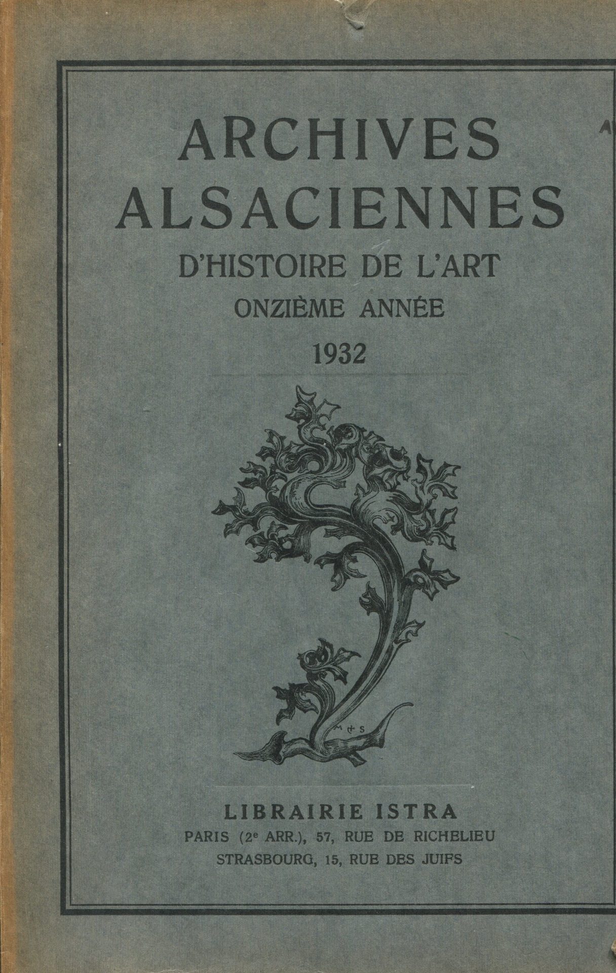 Archives Alsaciennes d'histoire de l'art