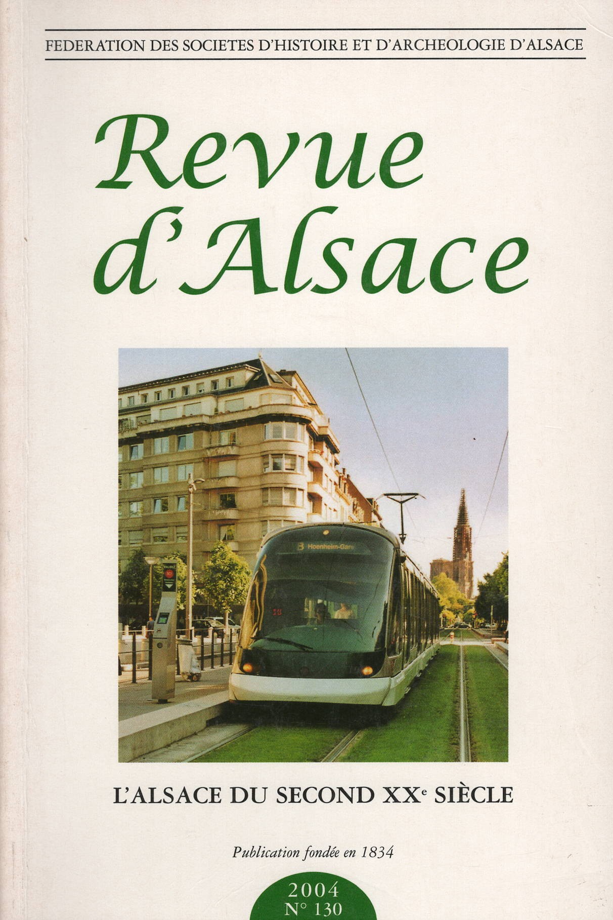 Revue d'Alsace - L'Alsace du second XXème siècle