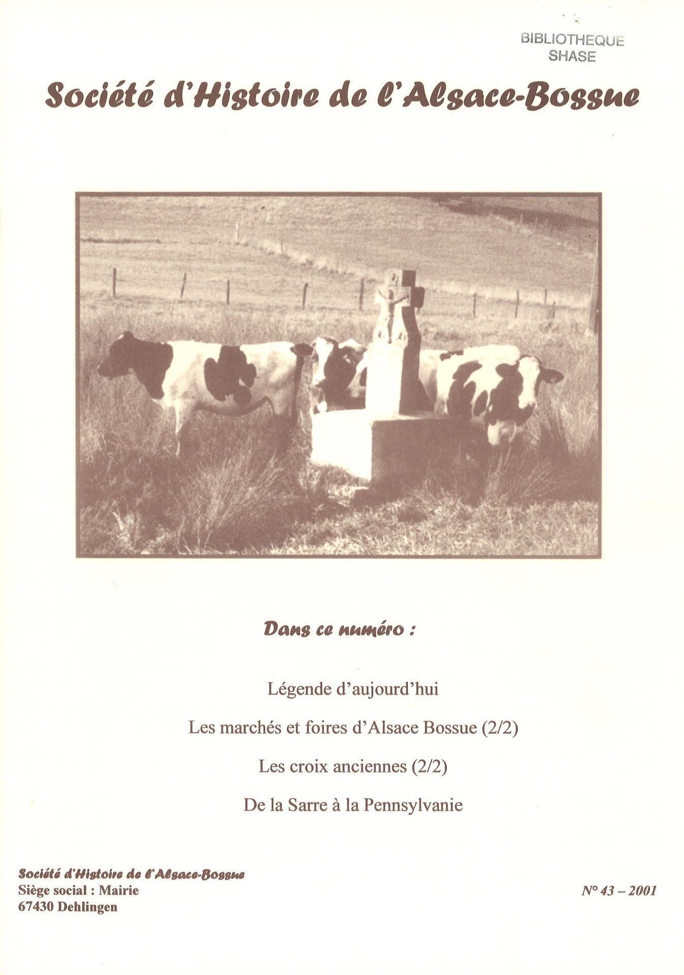 Société d'histoire de l'Alsace-Bossue