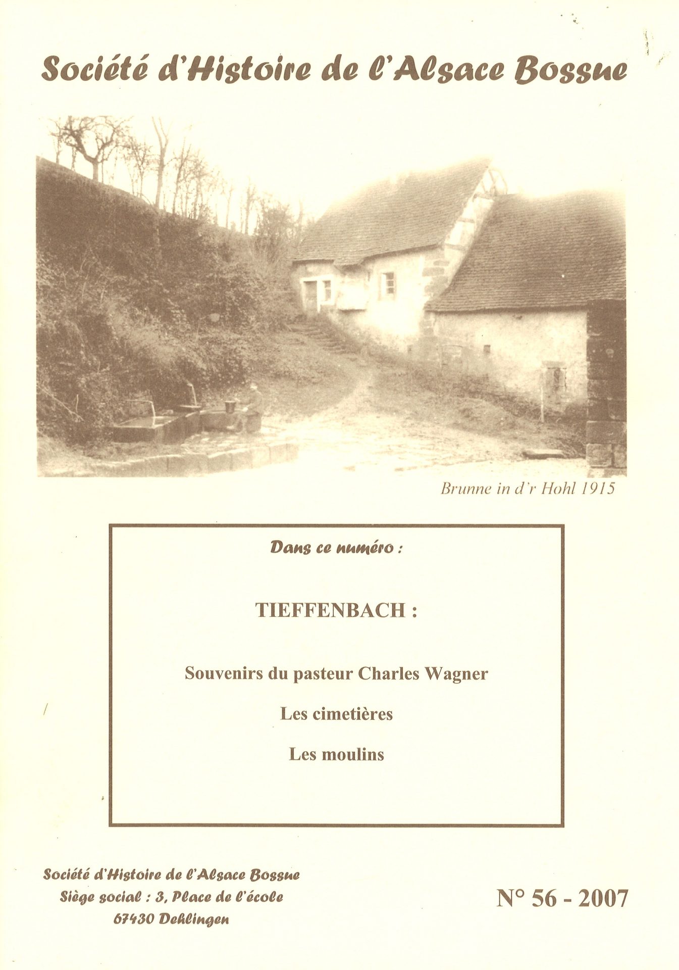 Société d'Histoire de l'Alsace Bossue
