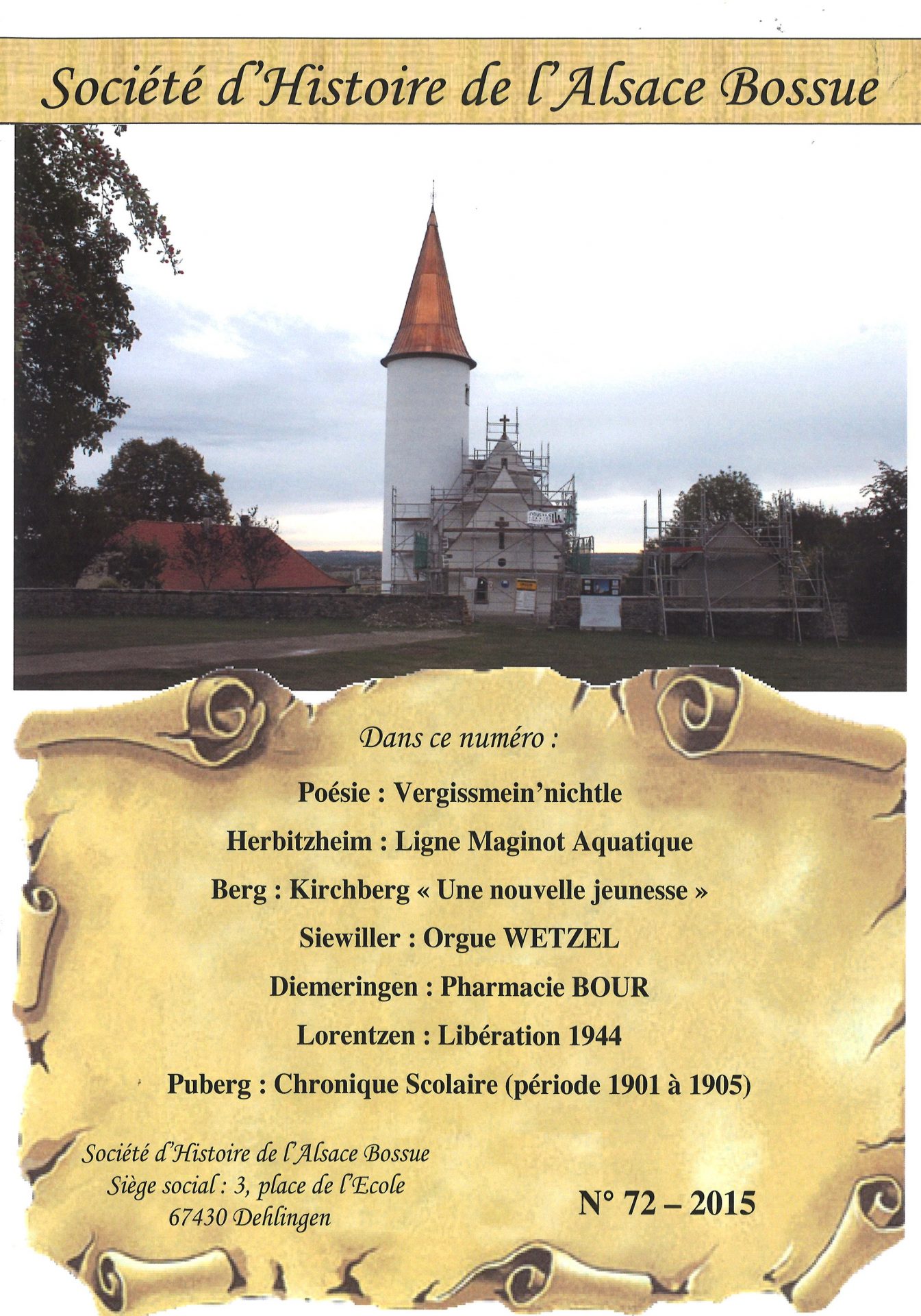 Société d'Histoire de l'Alsace Bossue