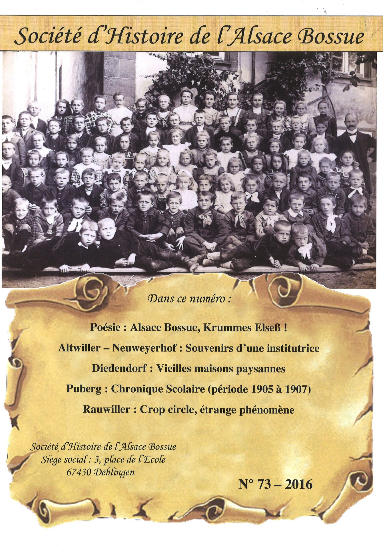 Société d'Histoire de l'Alsace Bossue
