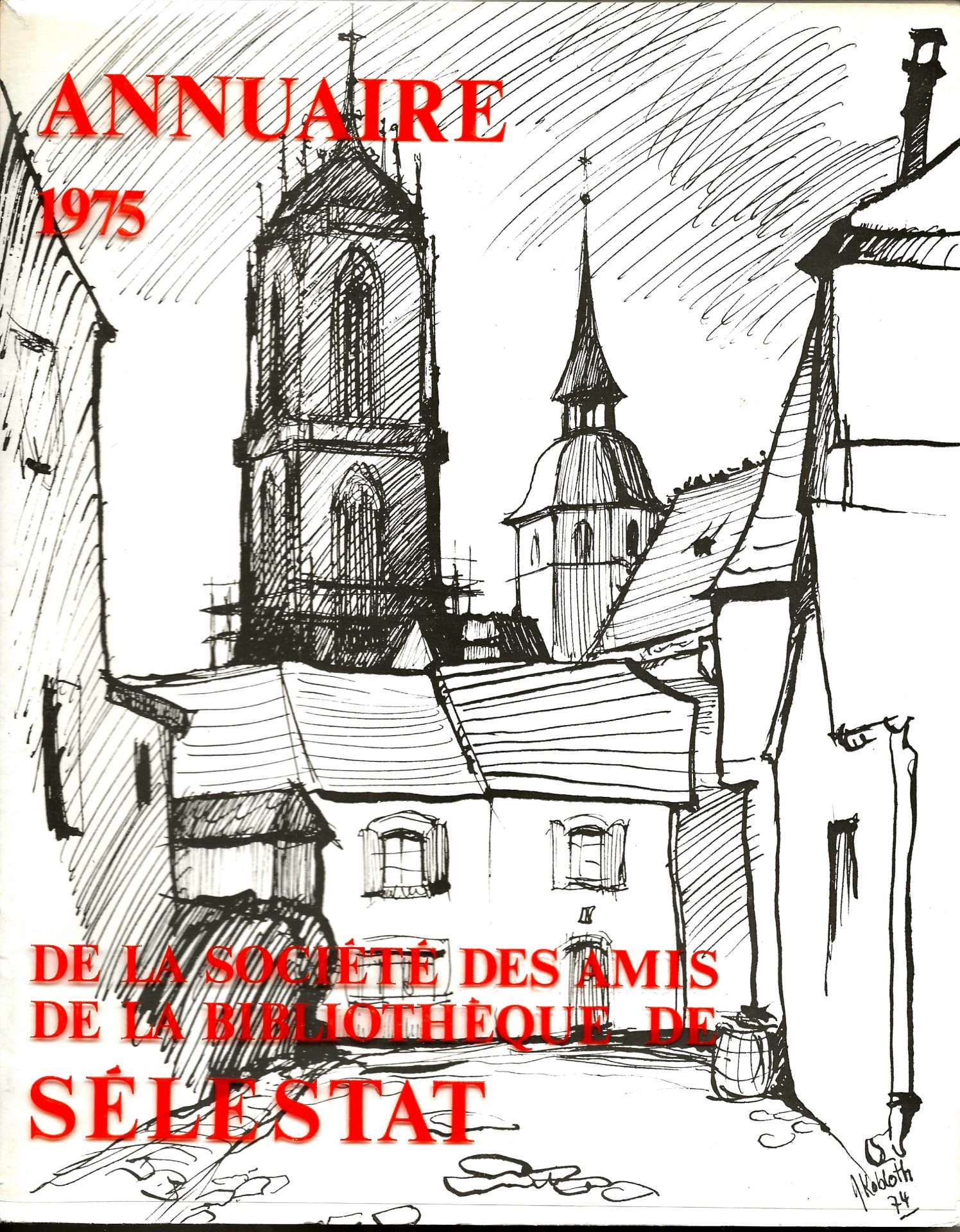 Annuaire des Amis de la Bibliothèque Humaniste de Sélestat