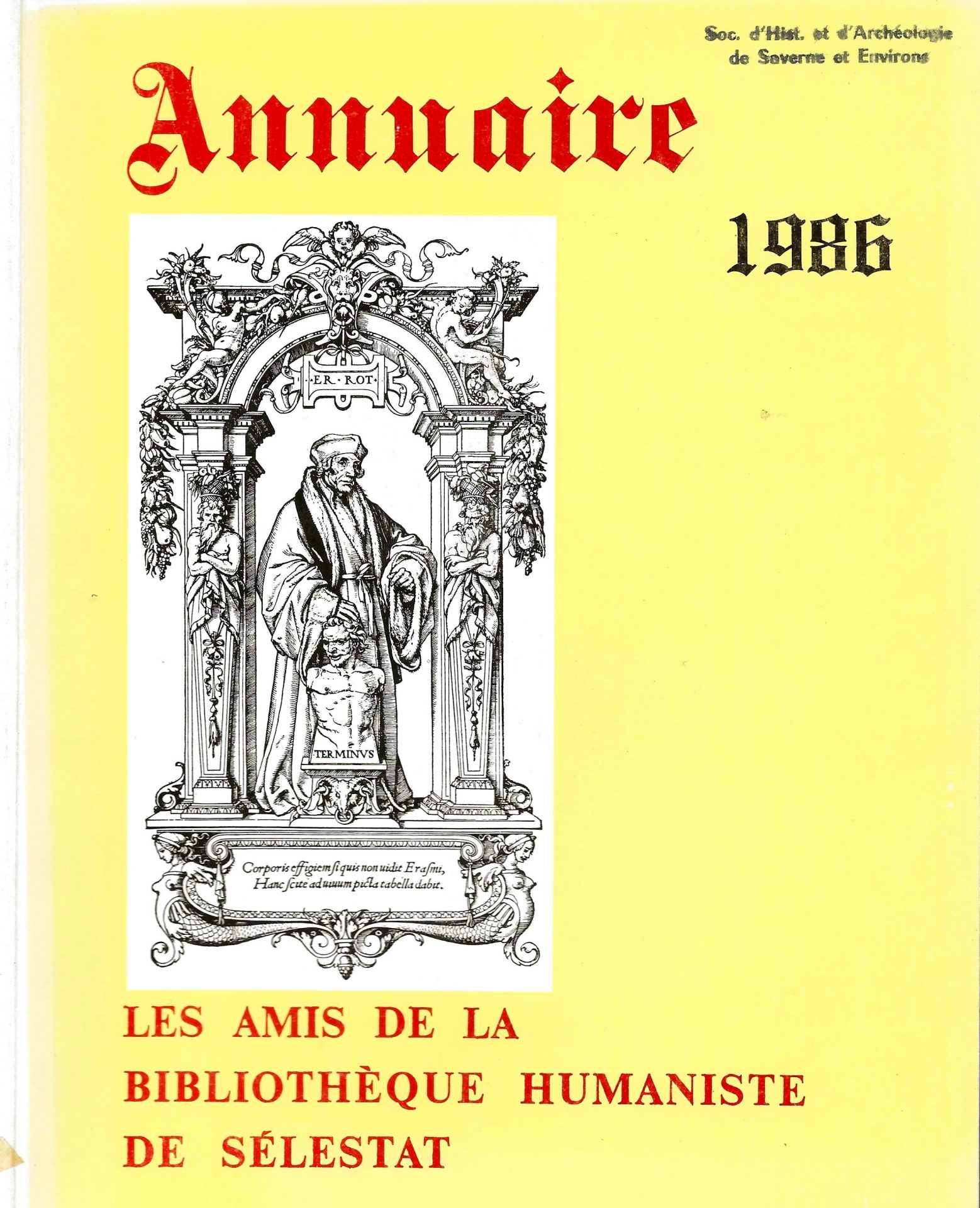 Annuaire des Amis de la Bibliothèque Humaniste de Sélestat