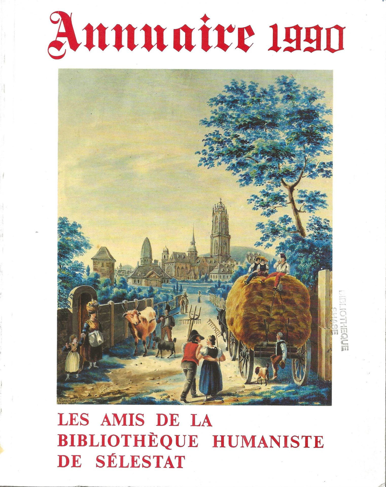 Annuaire des Amis de la Bibliothèque Humaniste de Sélestat