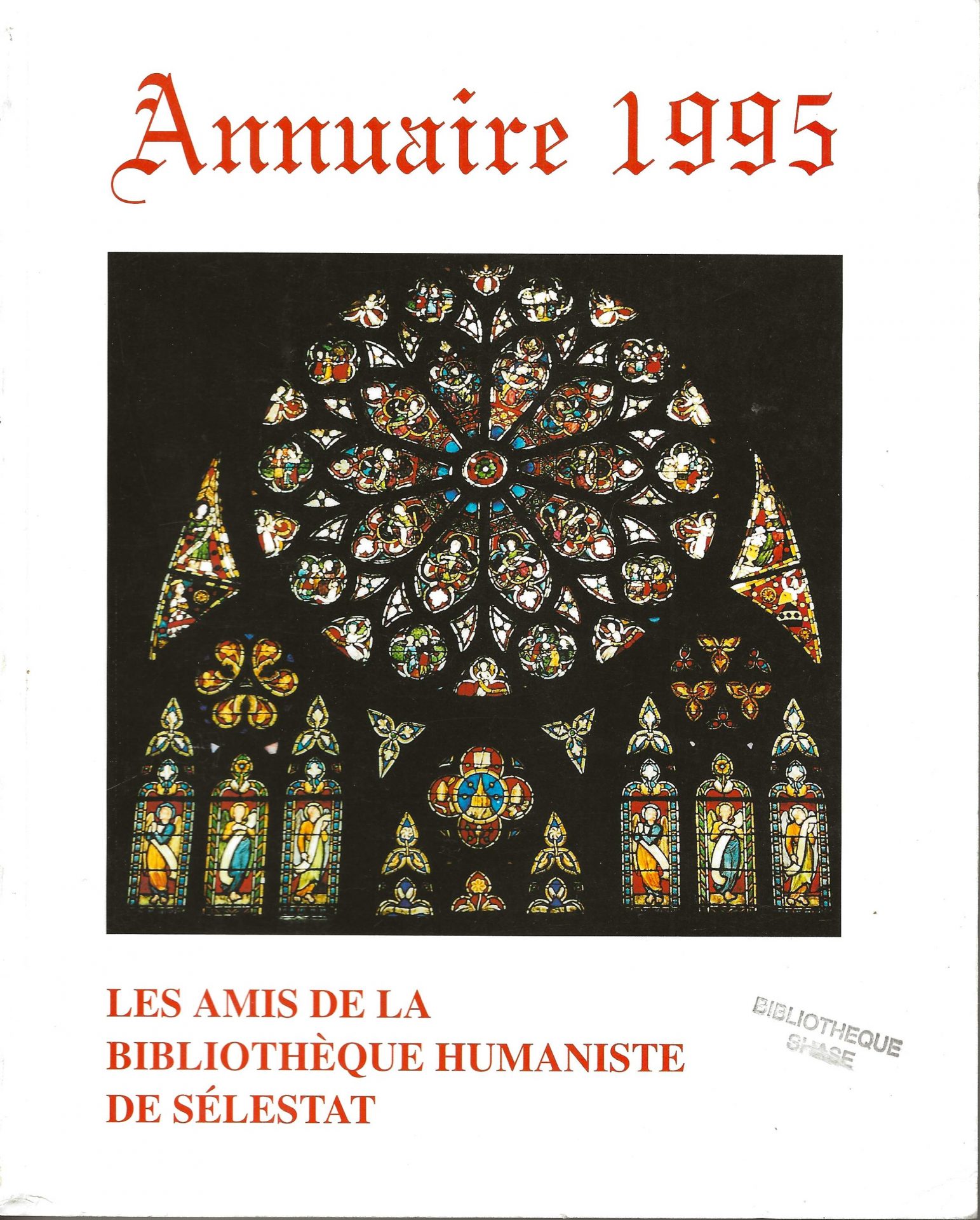 Annuaire des Amis de la Bibliothèque Humaniste de Sélestat