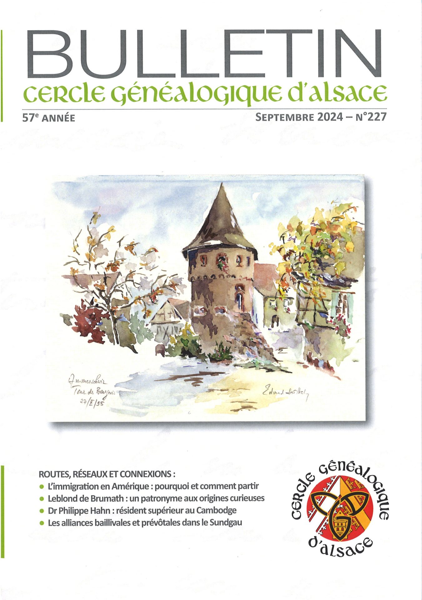 Bulletin du Cercle Généalogique d'Alsace
