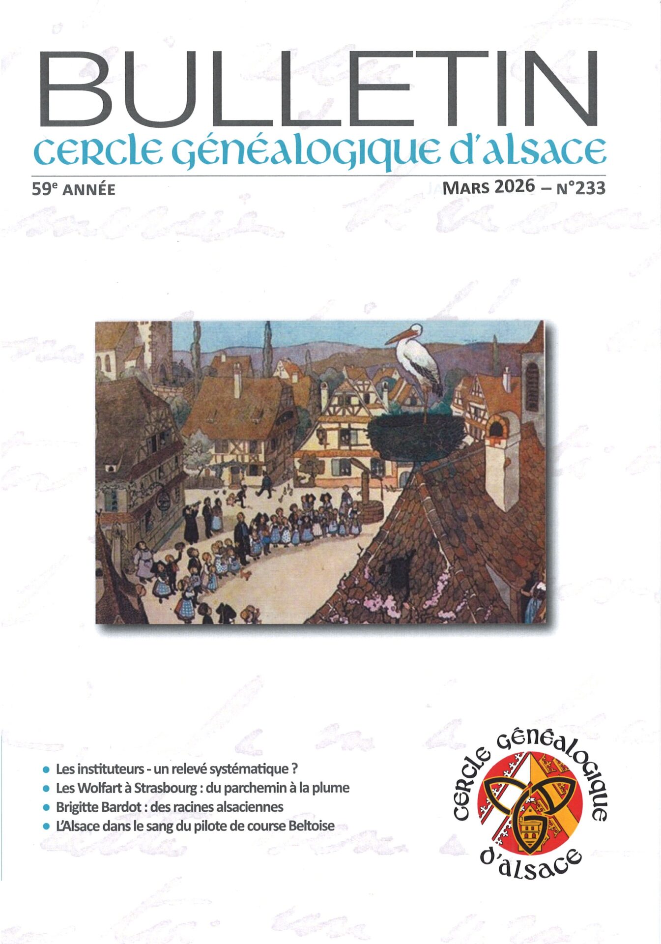 Bulletin du Cercle Généalogique d'Alsace