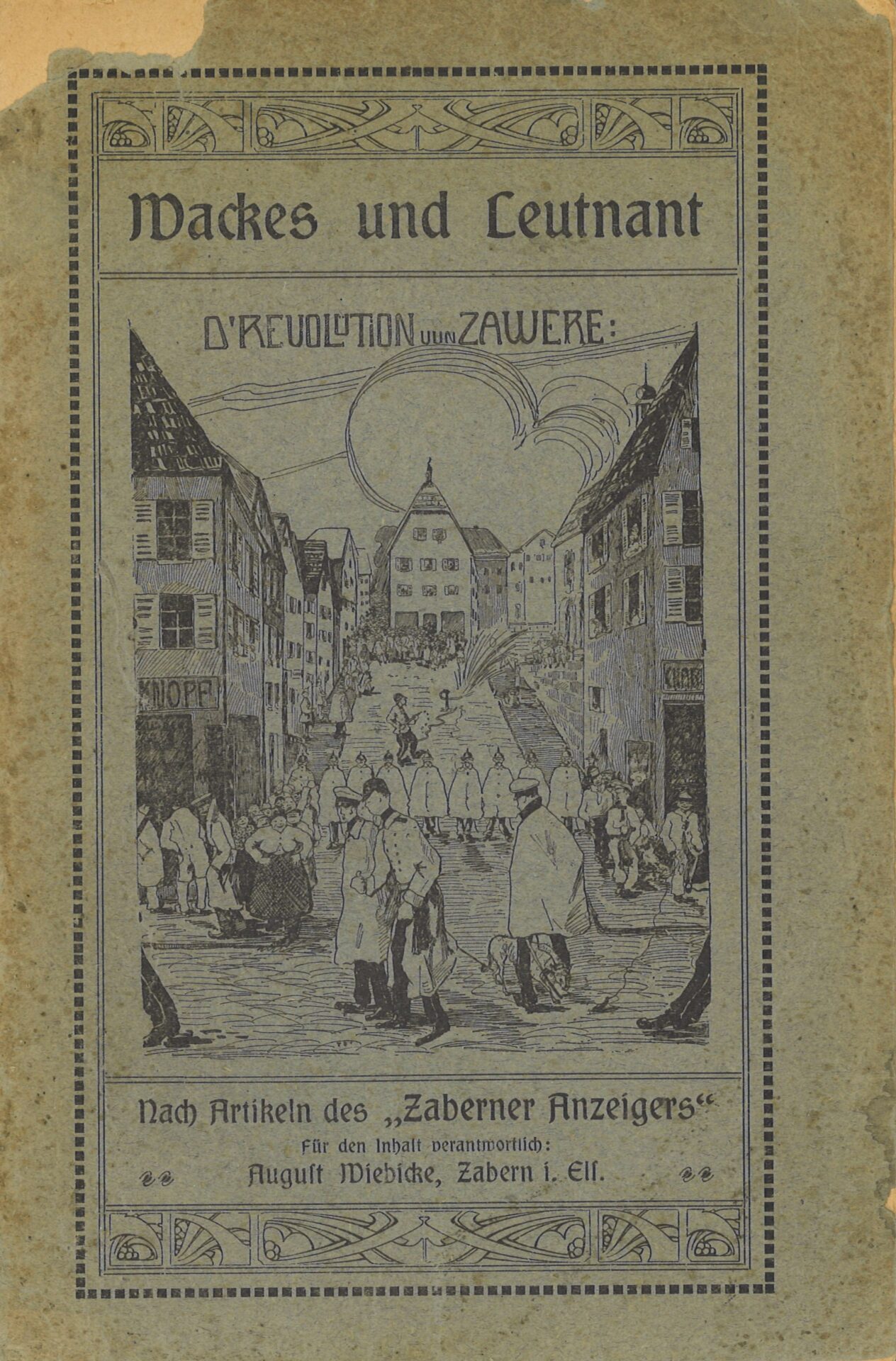 Wackes und Leutnant - D'Revolution vun Zawere