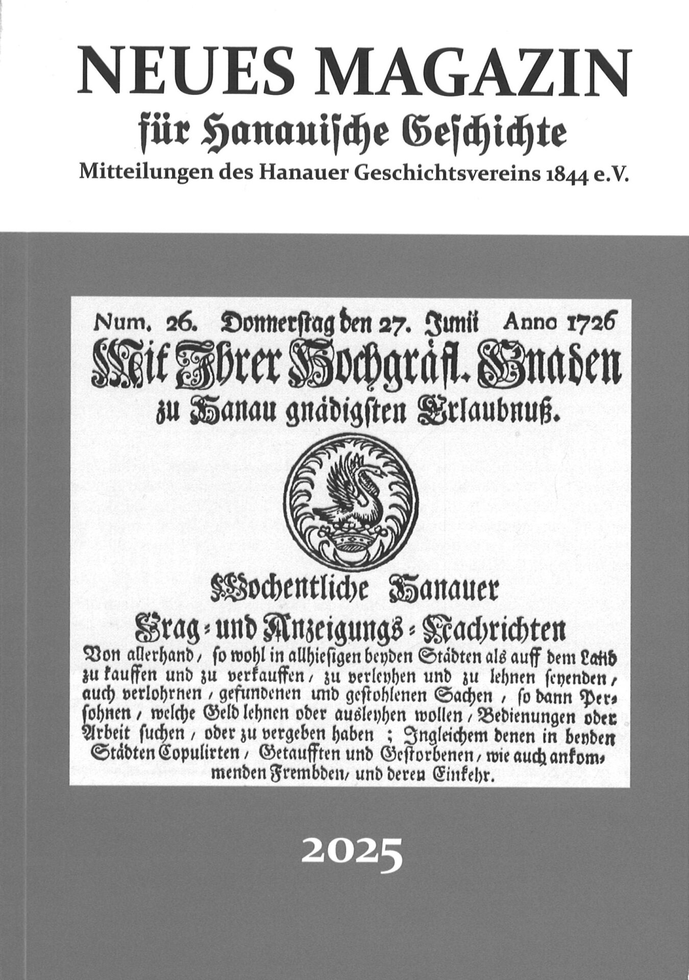 Neues Magazin für Hanauische Geschichte