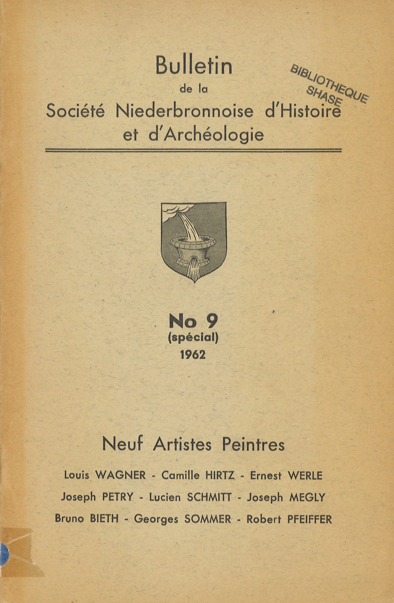 Bulletin de la Société Niederbronnoise d'Histoire et d'Archéologie