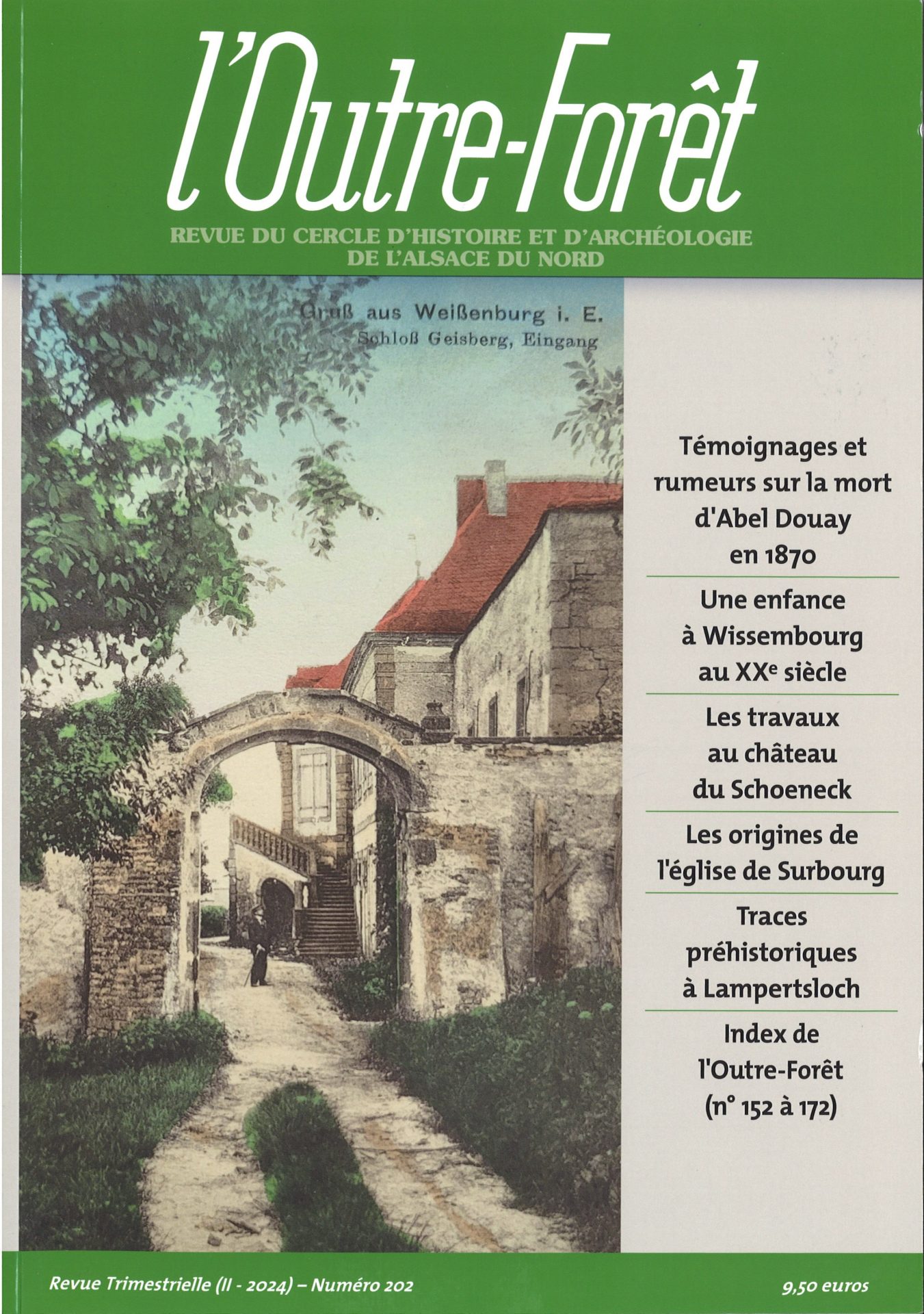l'Outre-Forêt - Revue d'Histoire et d'Archéologie de l'Alsace du Nord