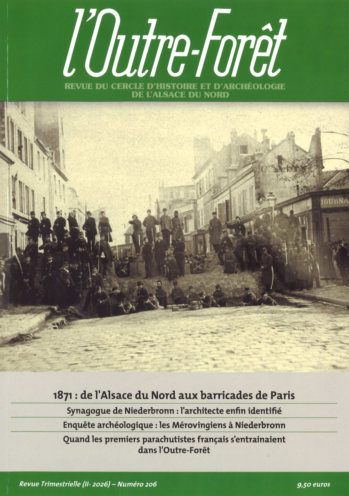 l'Outre-Forêt - Revue d'Histoire et d'Archéologie de l'Alsace du Nord