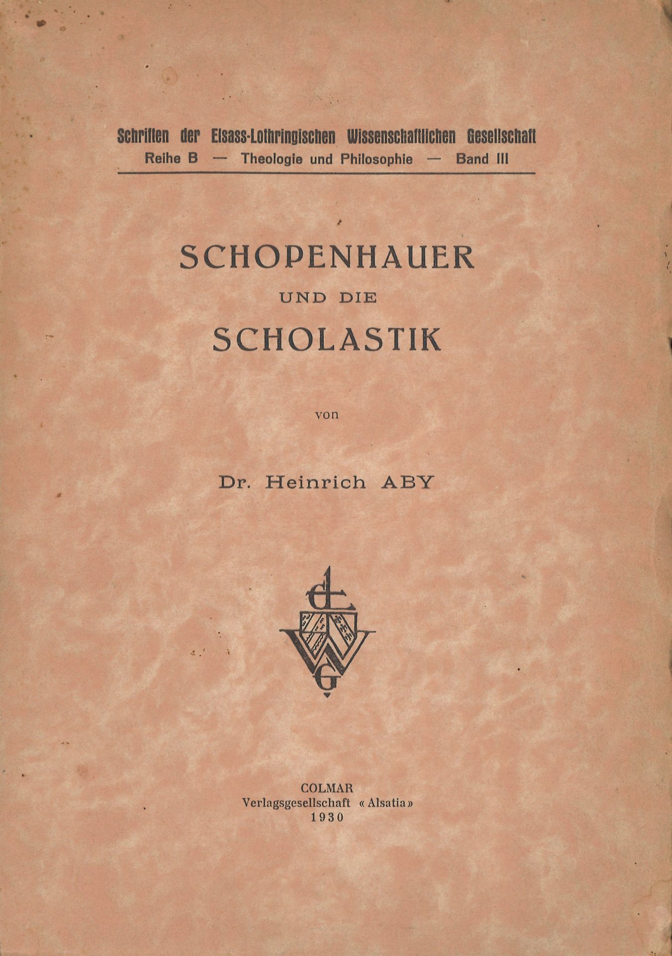 Schopenhauer und die Scholastik
