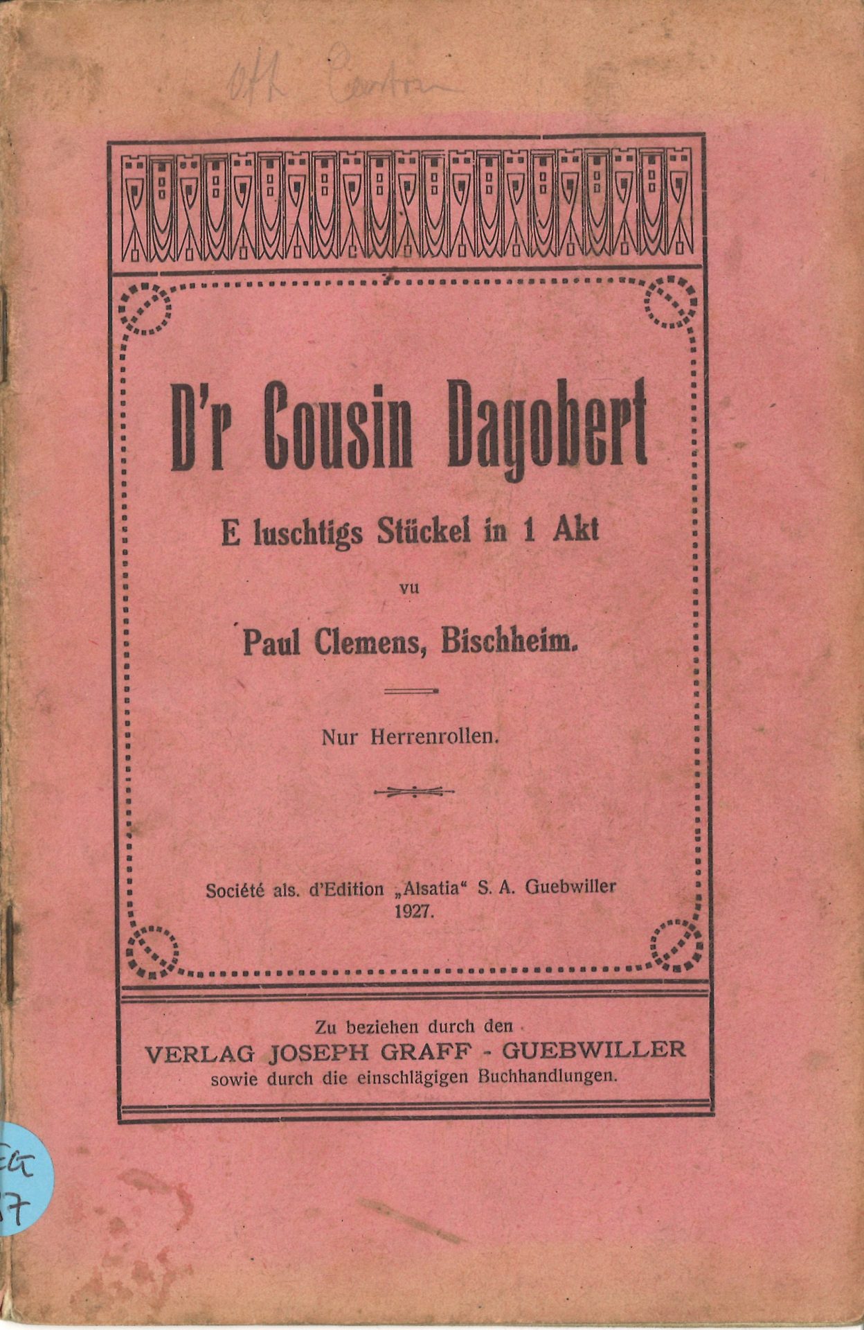 D'r Cousin Dagobert
