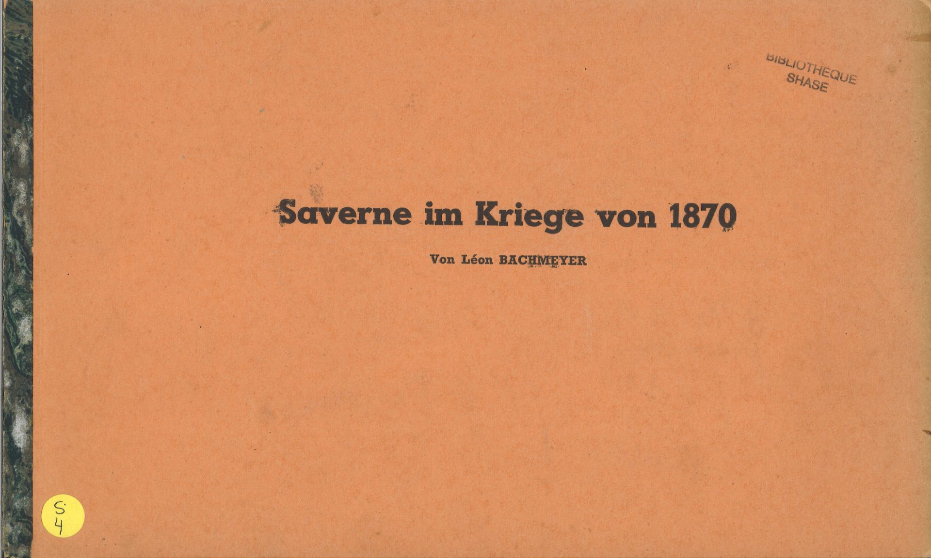 SAVERNE IM KRIEGE VON 1870