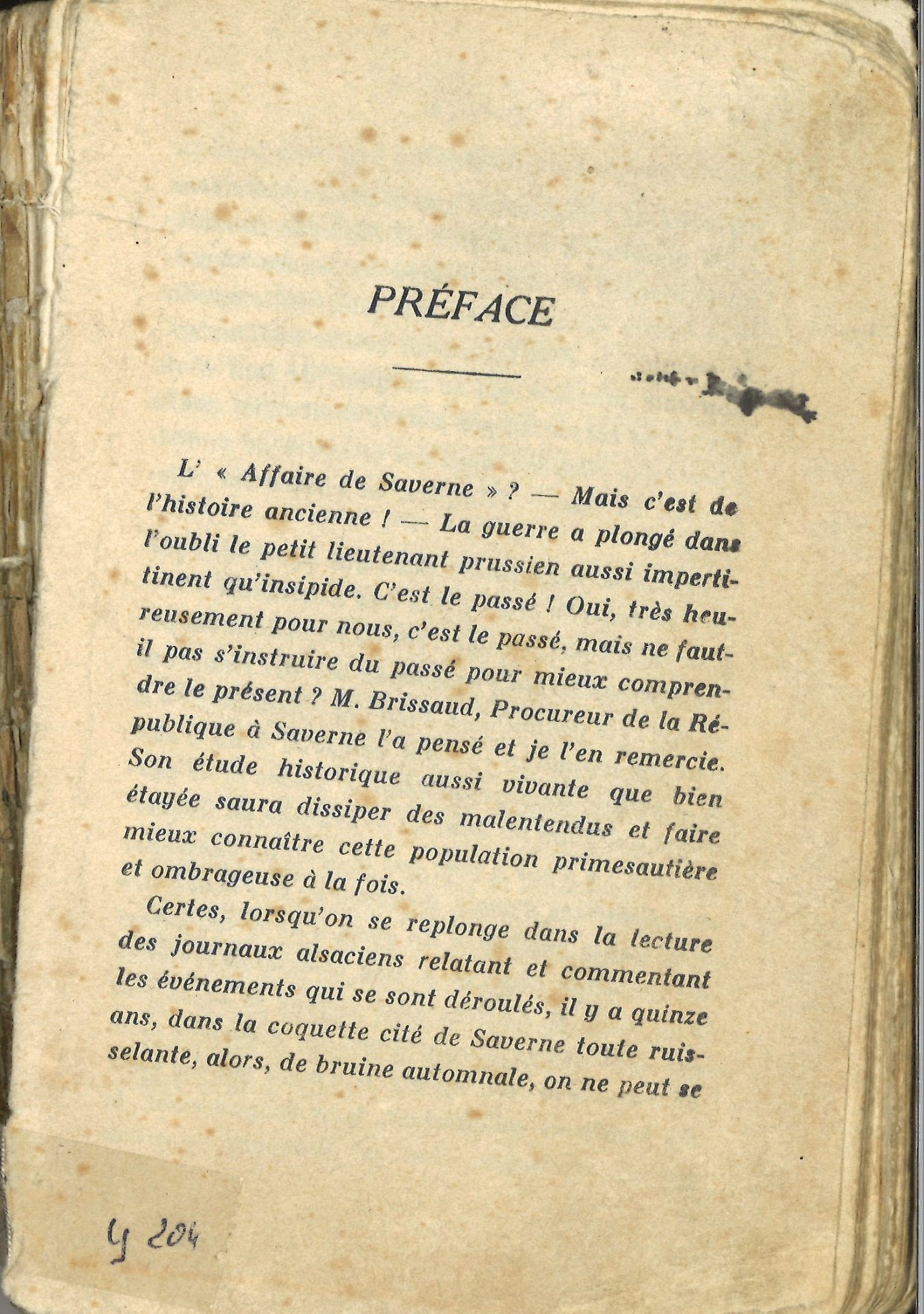 L'affaire de Saverne
