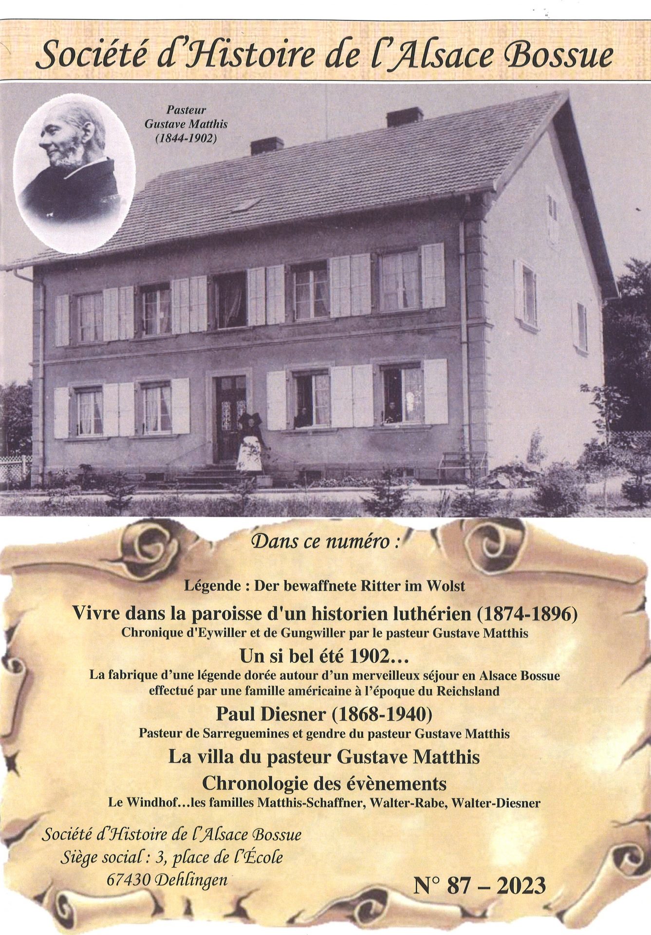 Société d'Histoire de l'Alsace Bossue
