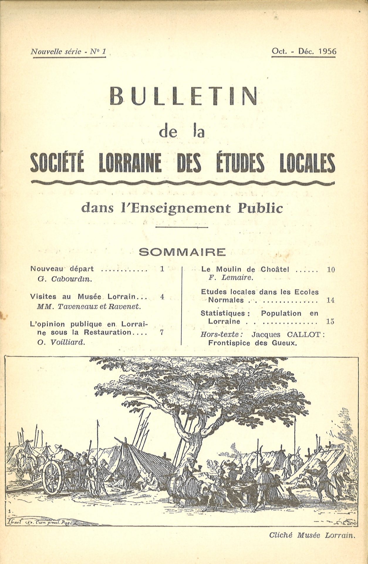 Bulletin de la Société lorraine des études locales dans l'enseignement public