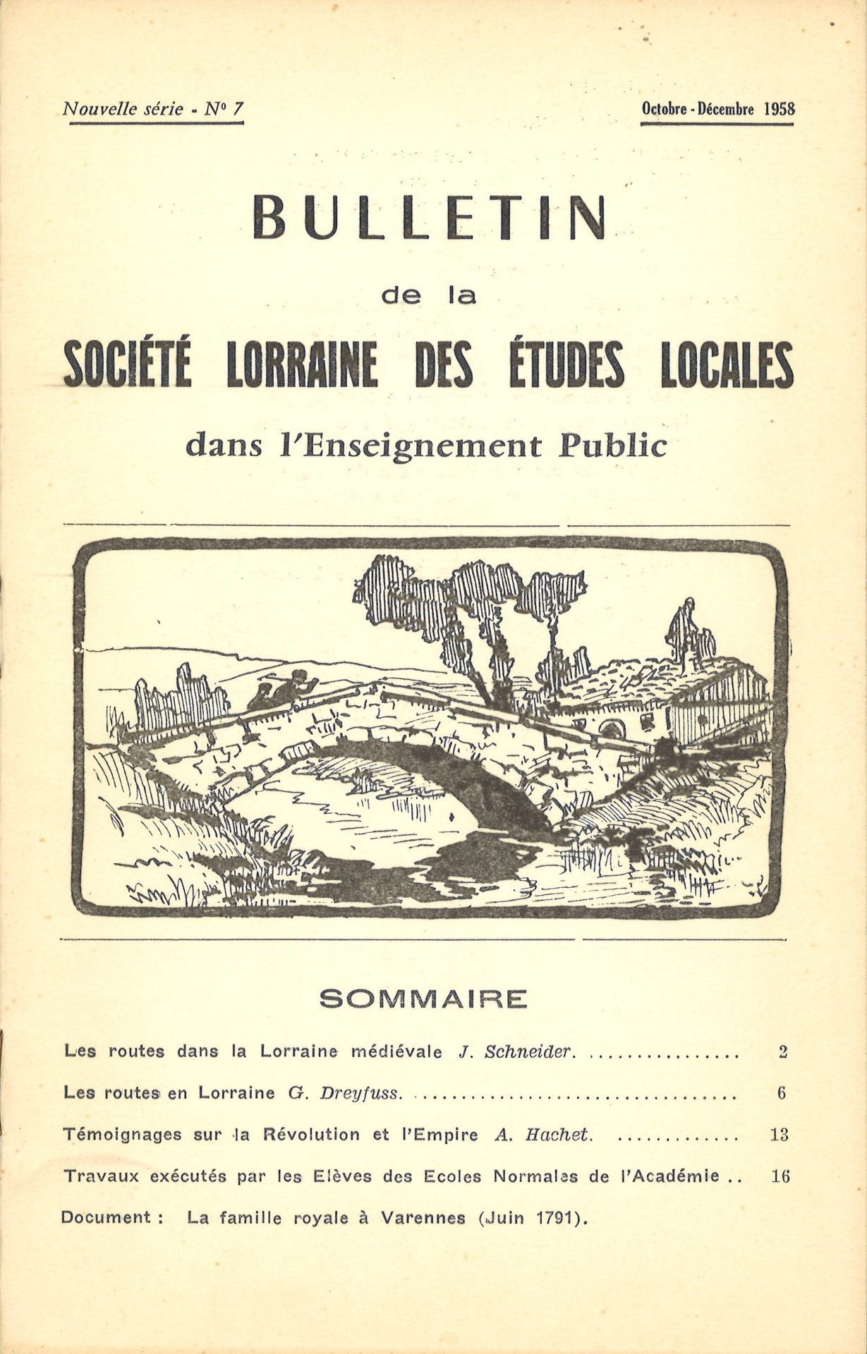 Bulletin de la Société lorraine des études locales dans l'enseignement public