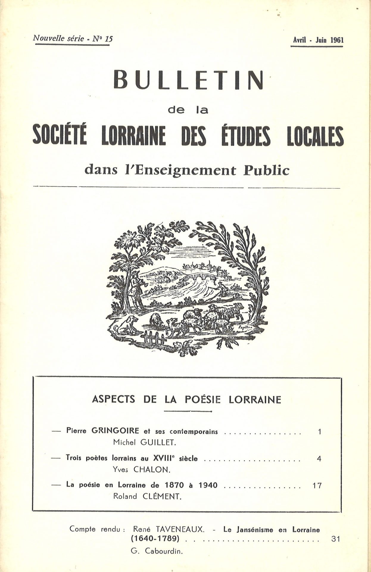 Bulletin de la Société lorraine des études locales dans l'enseignement public
