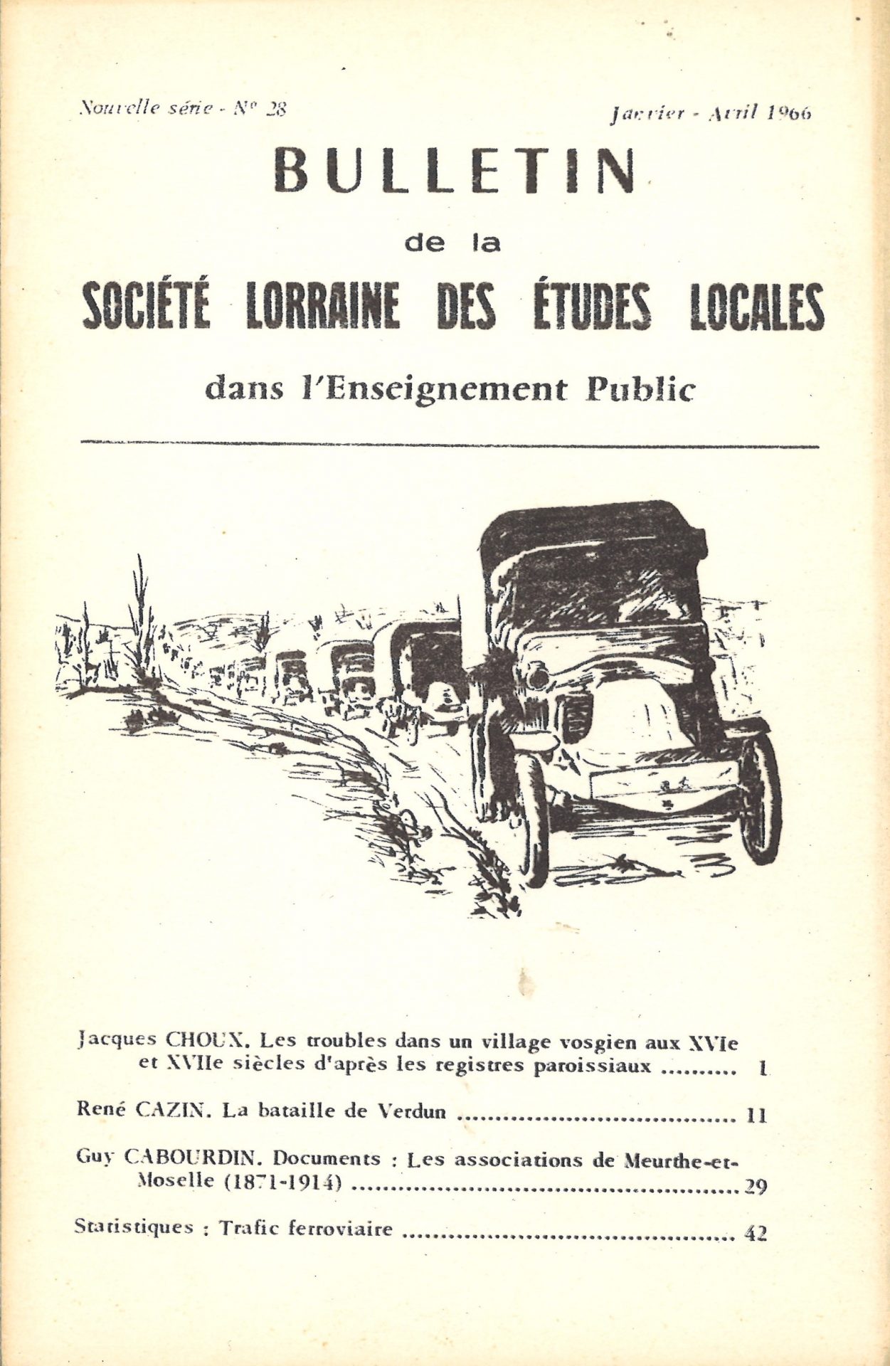 Bulletin de la Société lorraine des études locales dans l'enseignement public