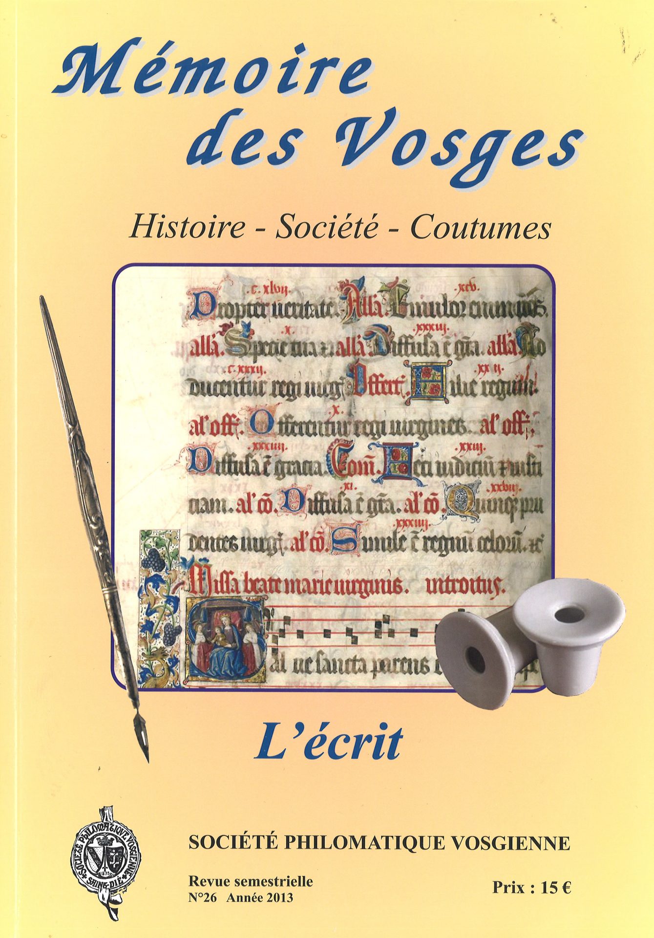 Mémoire des Vosges : L'écrit