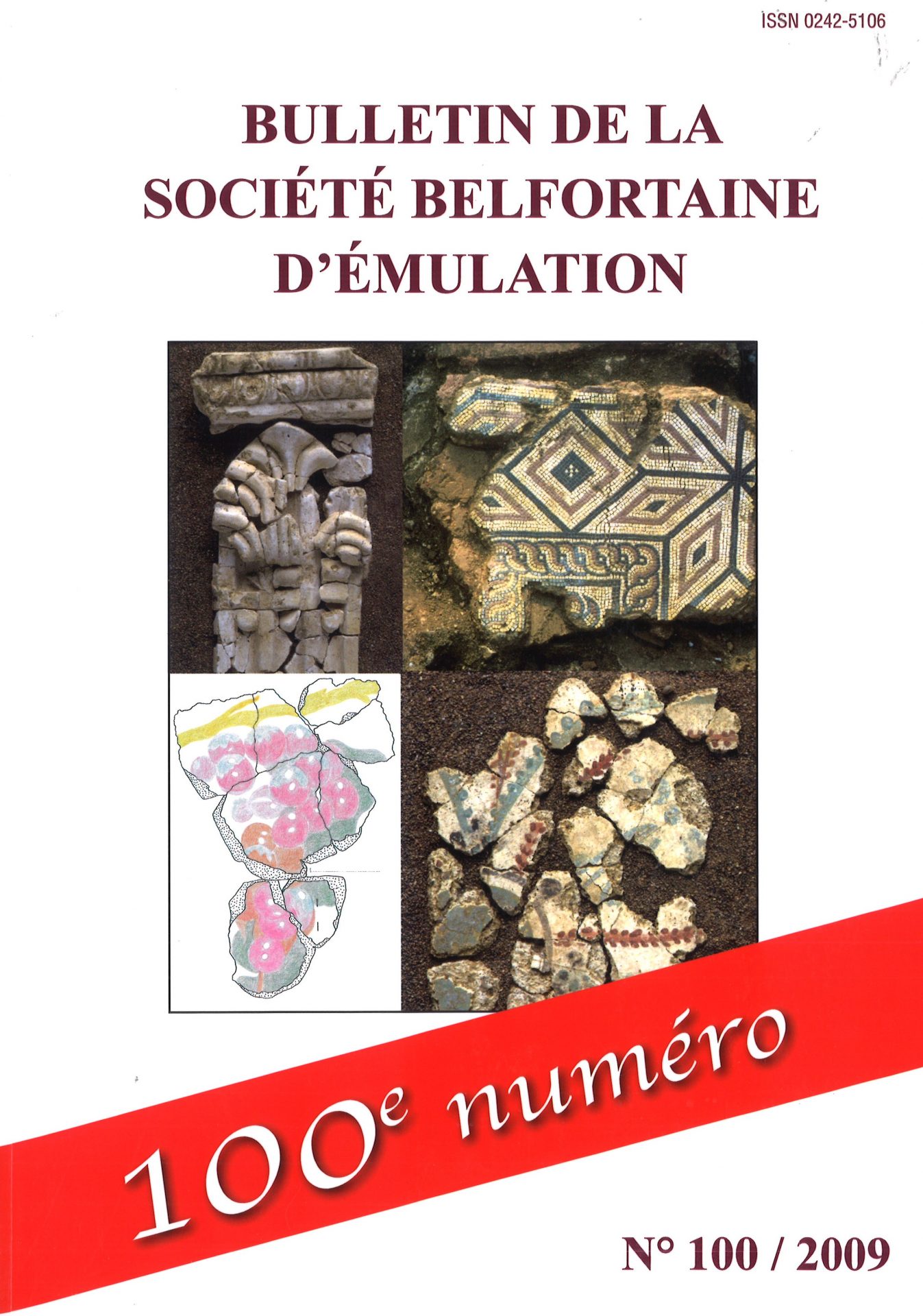 Bulletin de la Société Belfortaine d'émulation - 100e numéro