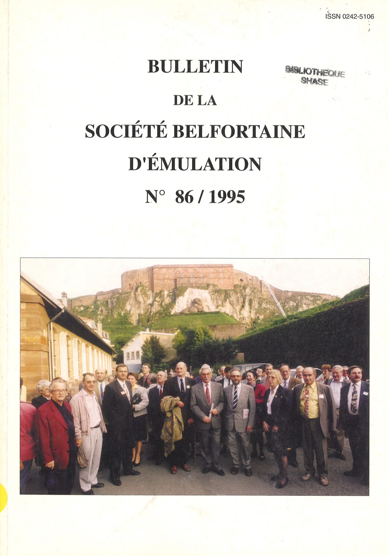 Bulletin de la société belfortaine d'émulation