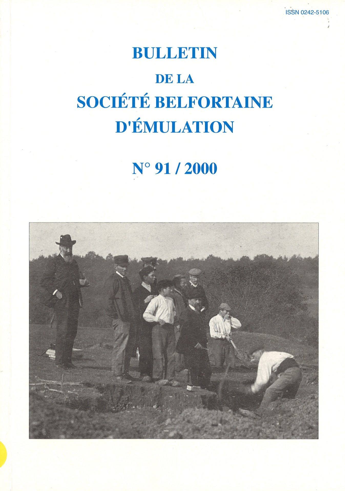 Bulletin de la société belfortaine d'émulation