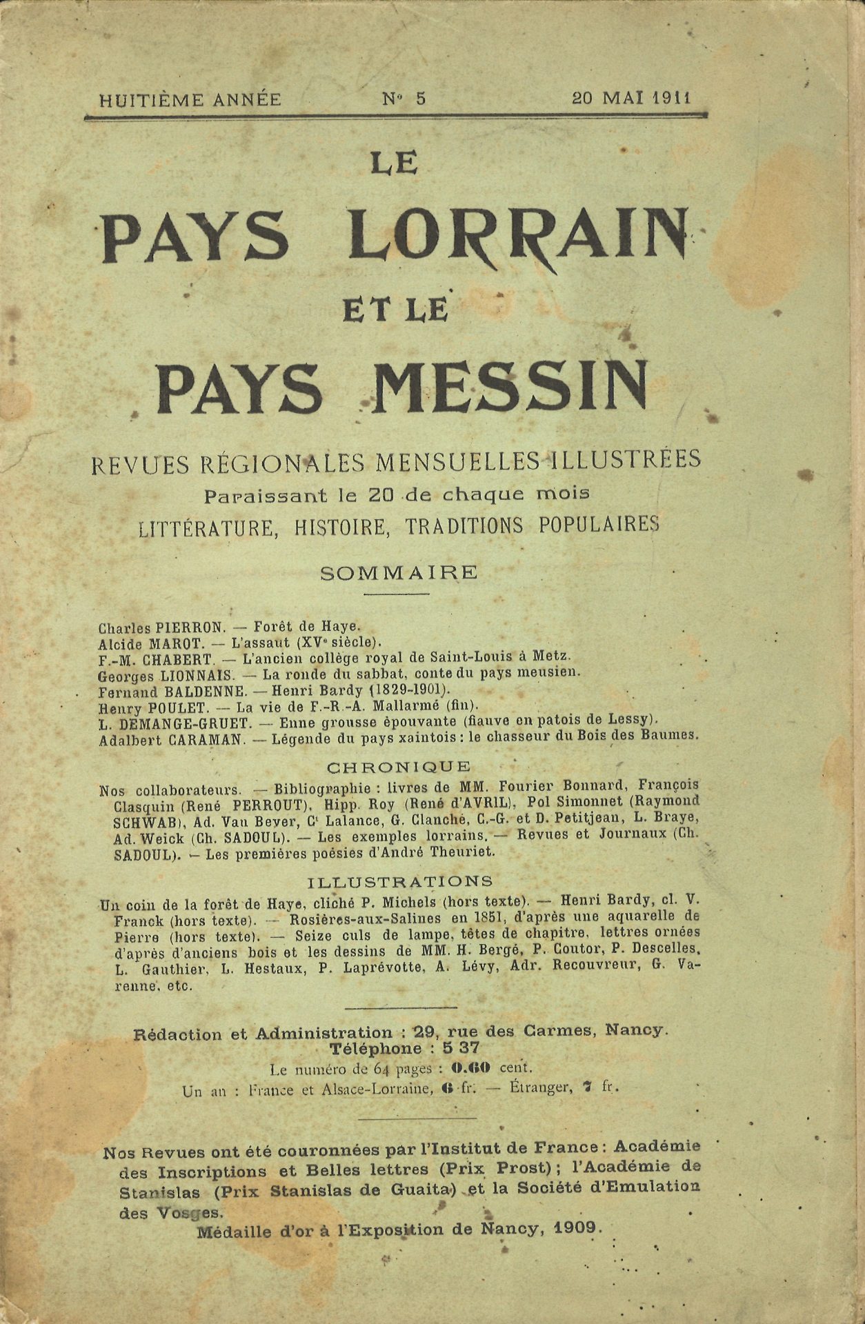 Le Pays Lorrain et le Pays Messin