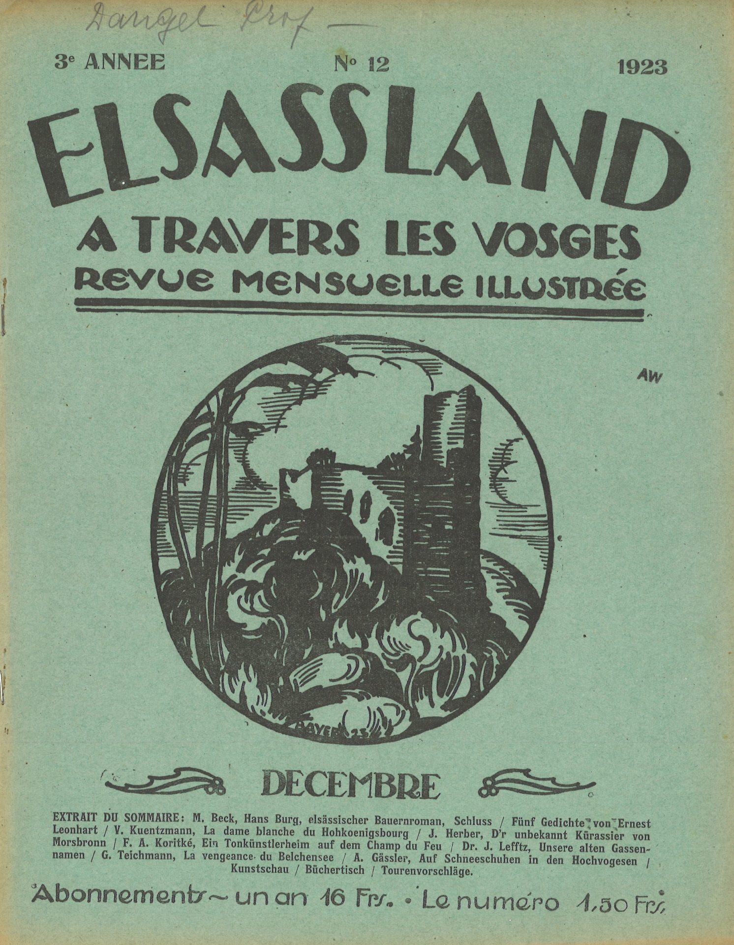 Elsassland - A travers les Vosges