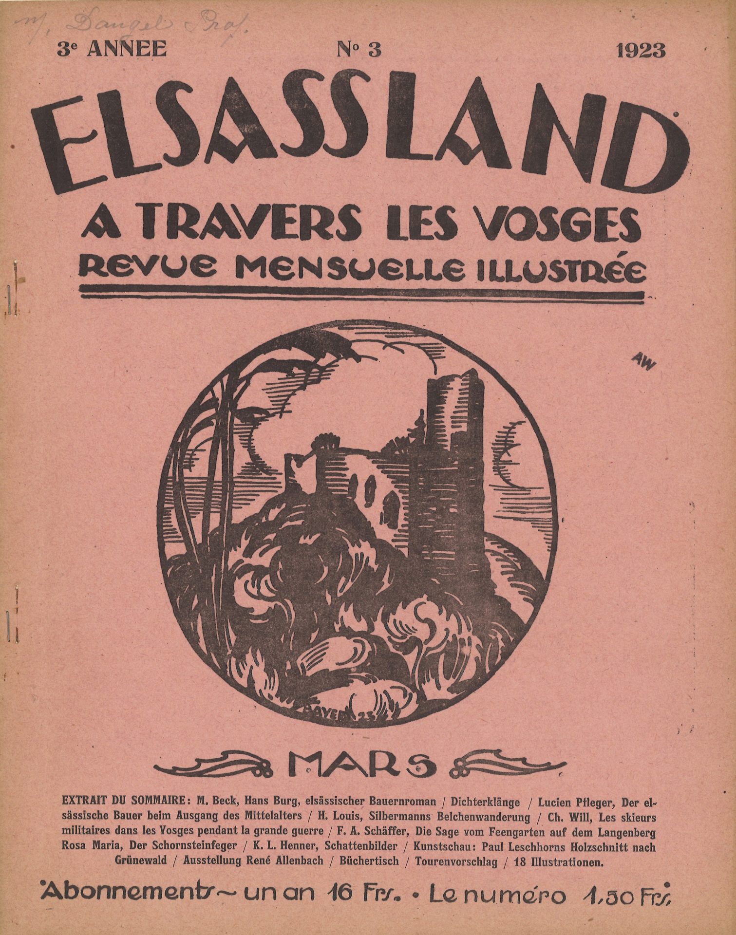 Elsassland - A travers les Vosges