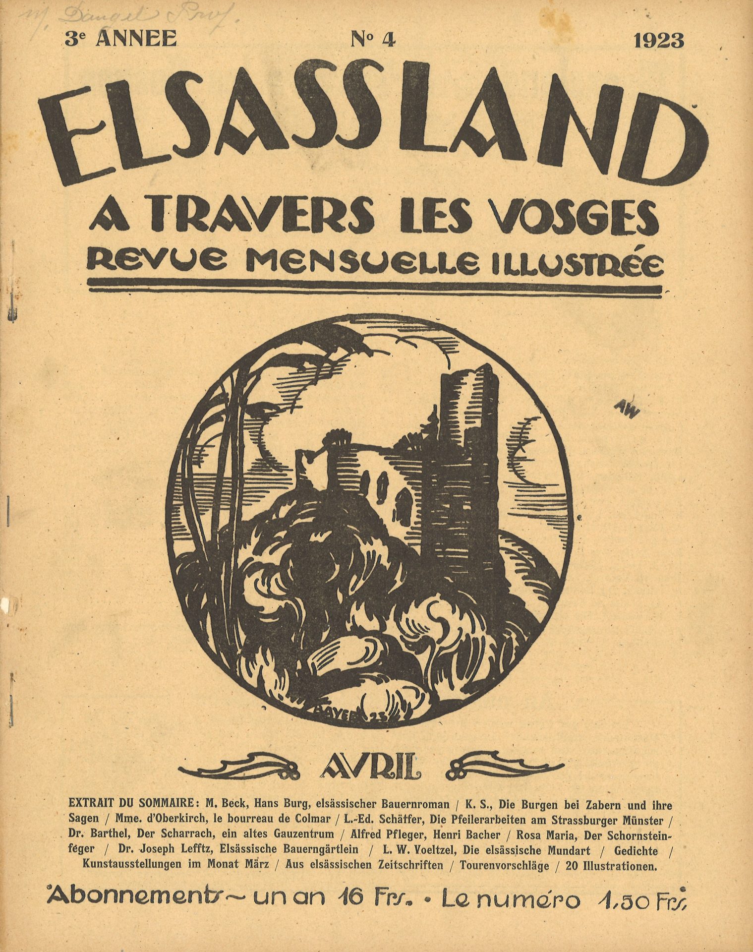 Elsassland - A travers les Vosges