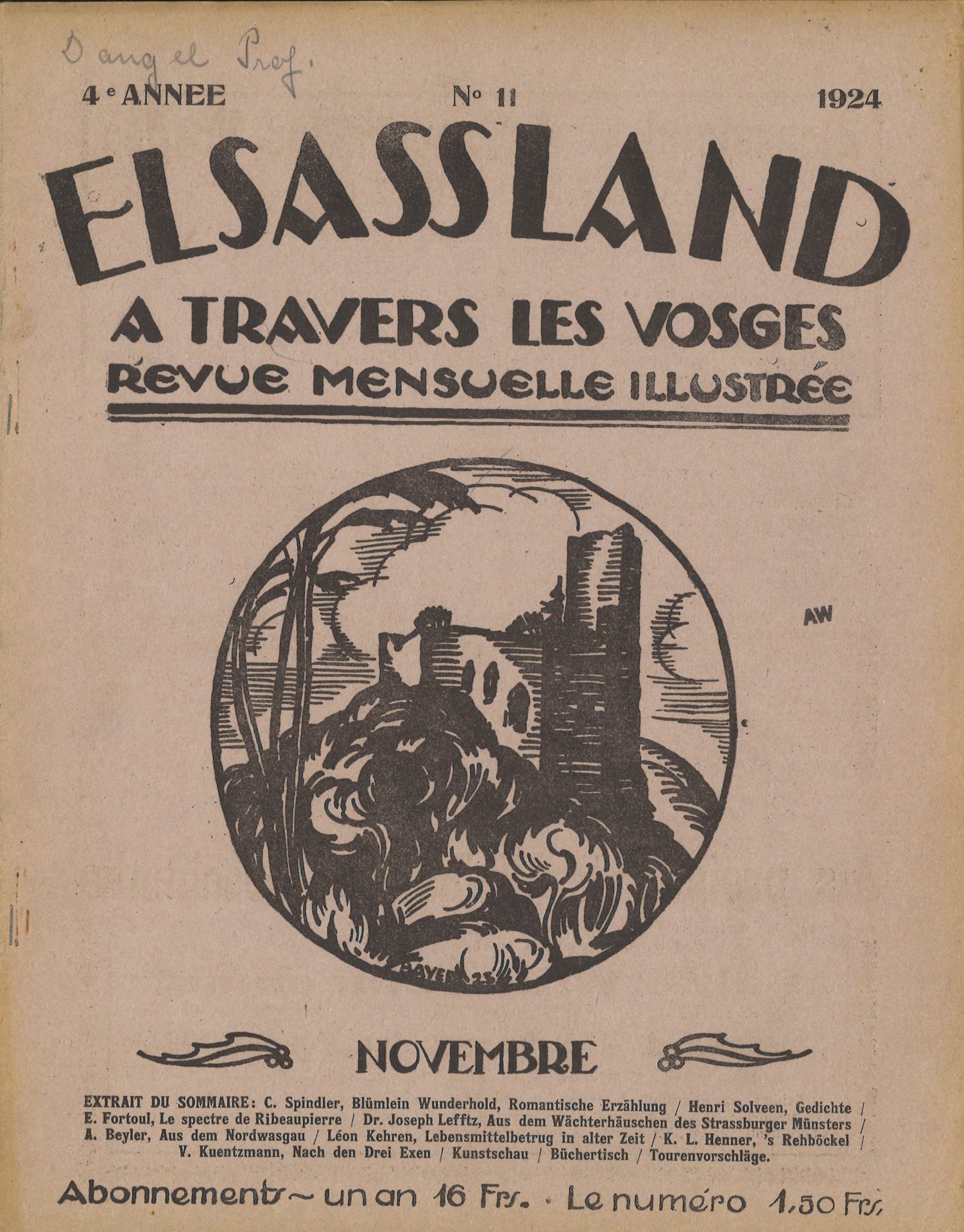 Elsassland - A travers les Vosges