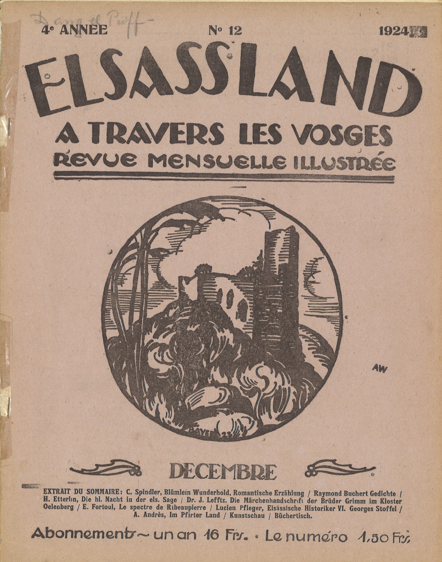 Elsassland - A travers les Vosges