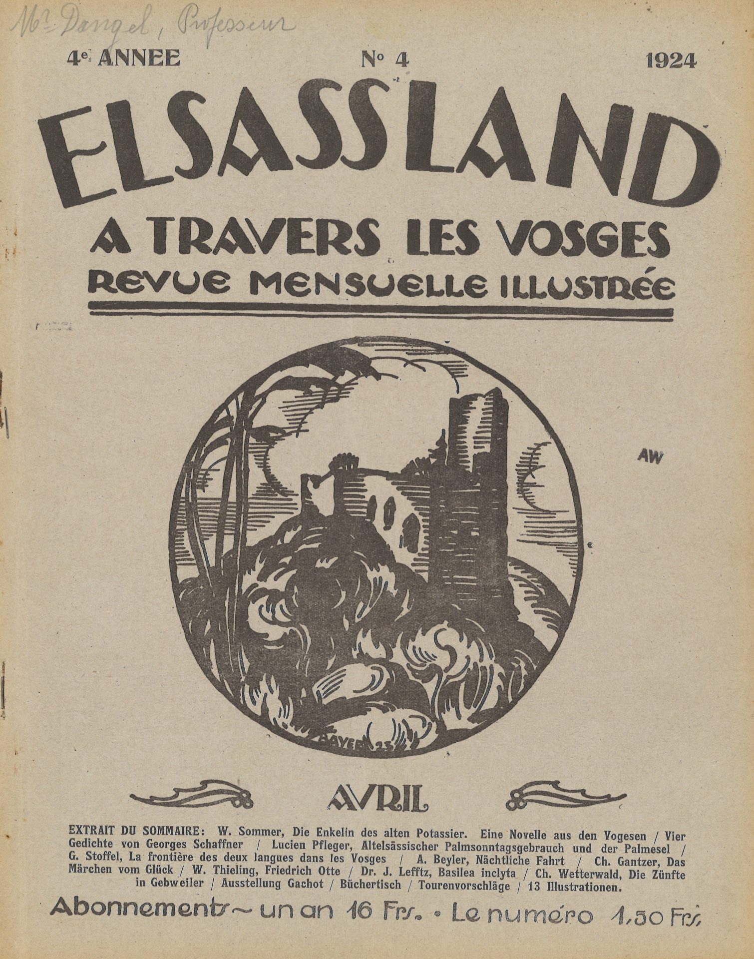 Elsassland - A travers les Vosges