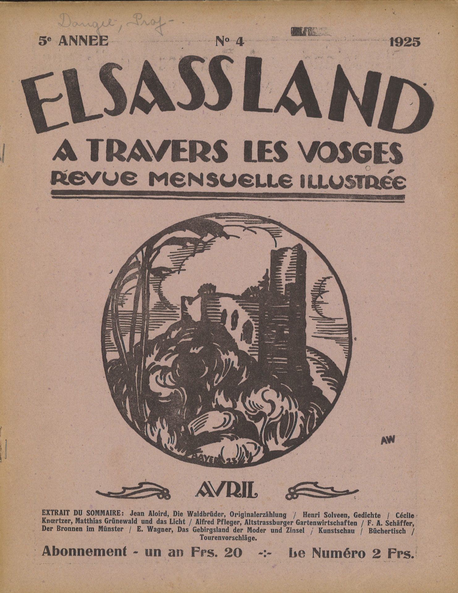 Elsassland - A travers les Vosges