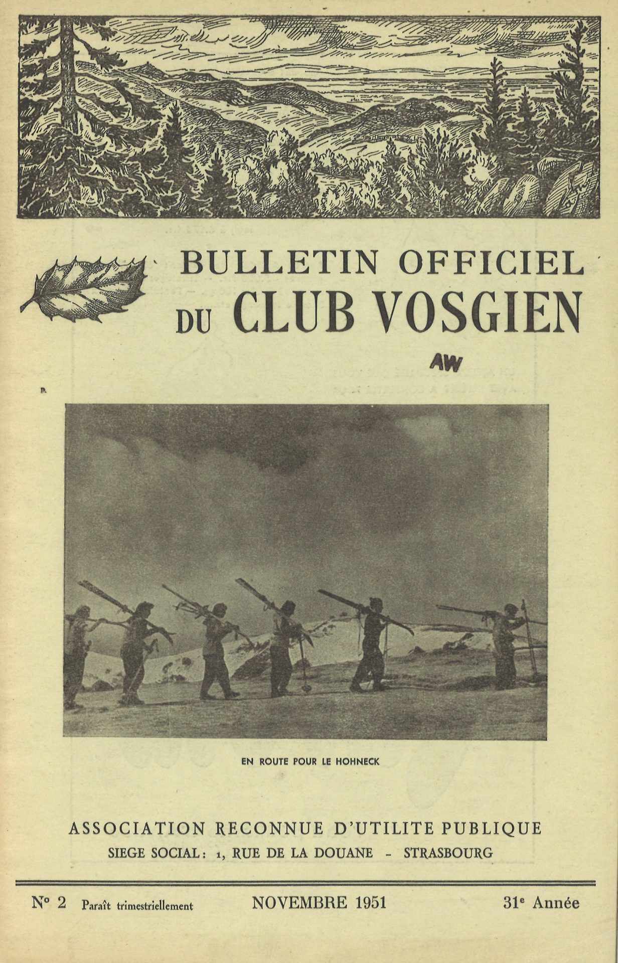Bulletin officiel du Club Vosgien