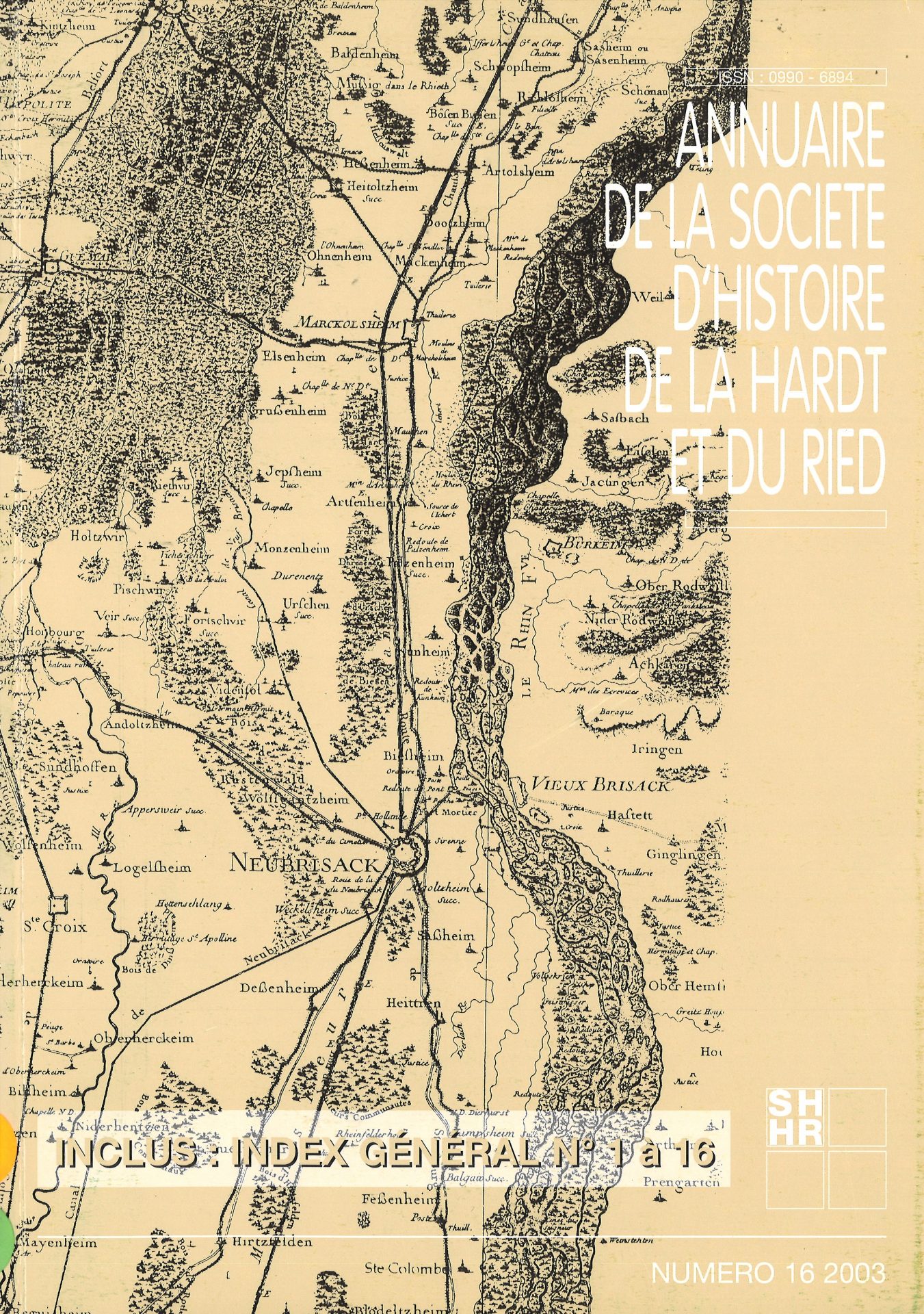 Annuaire de la Société d'Histoire de la Hardt et du Ried