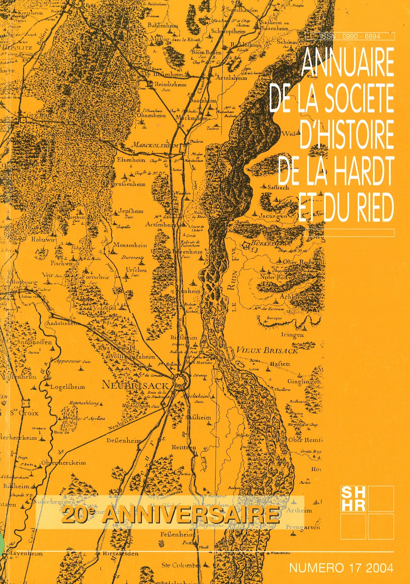 Annuaire de la Société d'Histoire de la Hardt et du Ried
