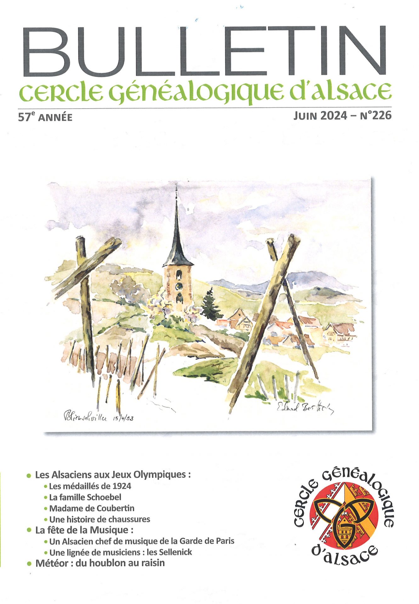 Bulletin du Cercle Généalogique d'Alsace