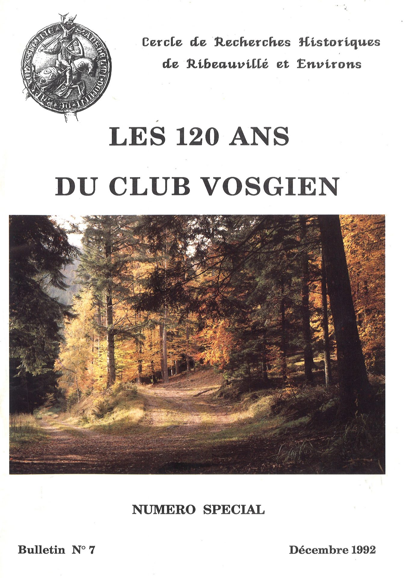 Bulletin du Cercle de recherches historiques de Ribeauvillé et environs