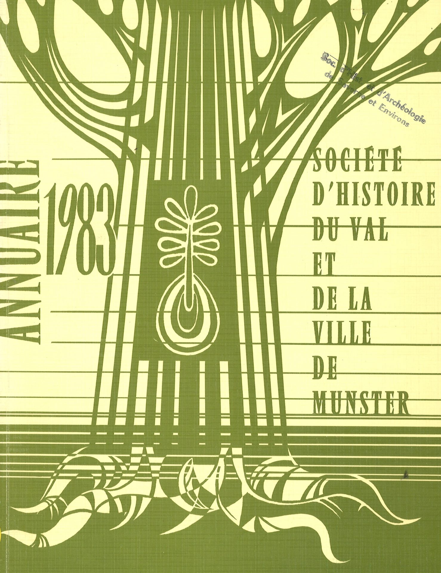 Annuaire de la Société d'histoire du Val et de la ville de Munster