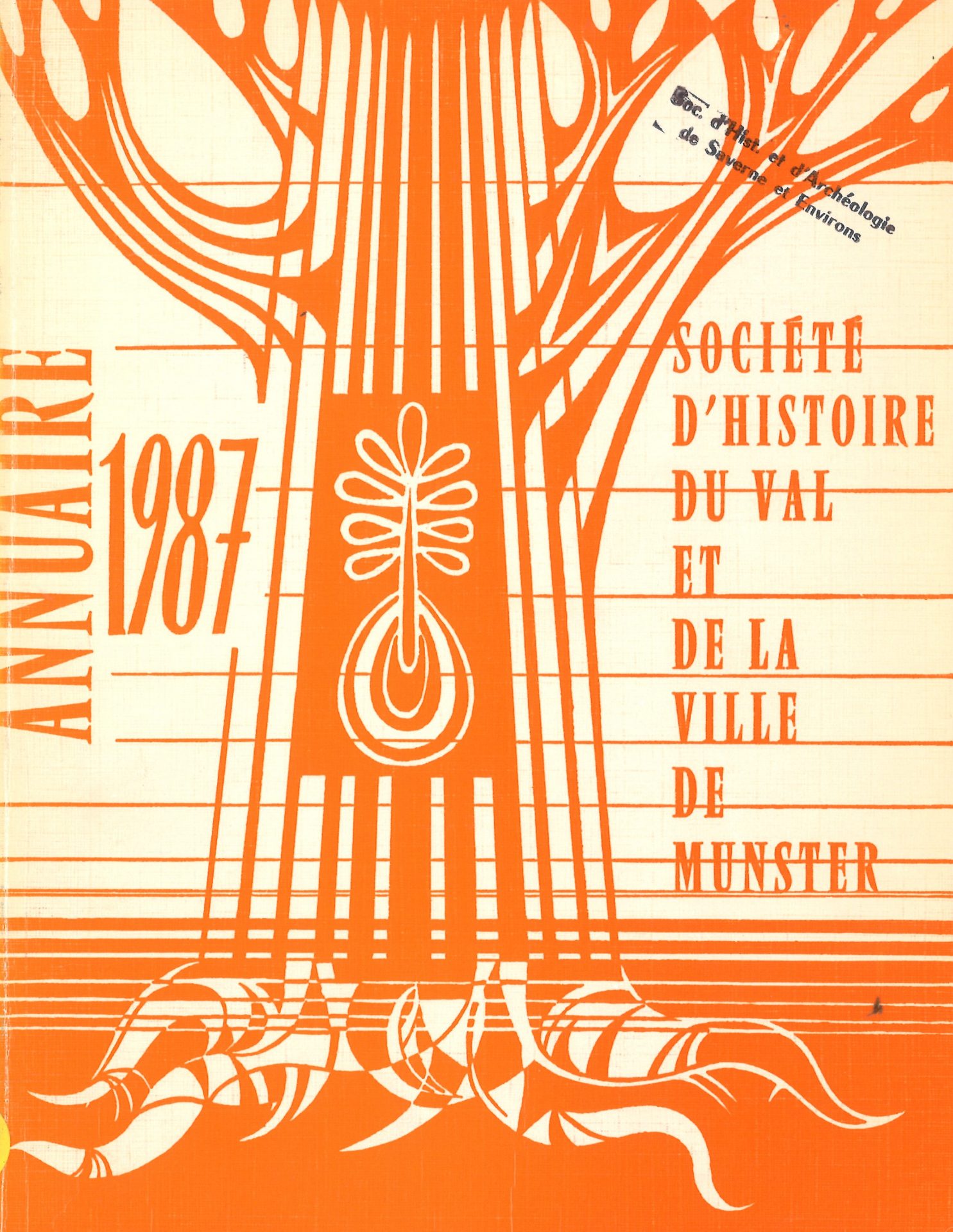 Annuaire de la Société d'histoire du Val et de la ville de Munster
