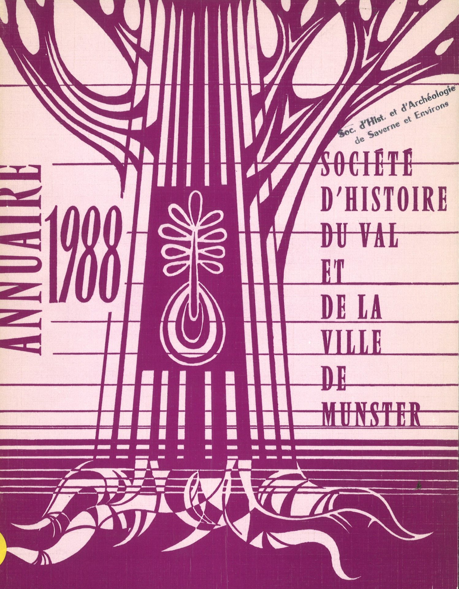 Annuaire de la Société d'histoire du Val et de la ville de Munster