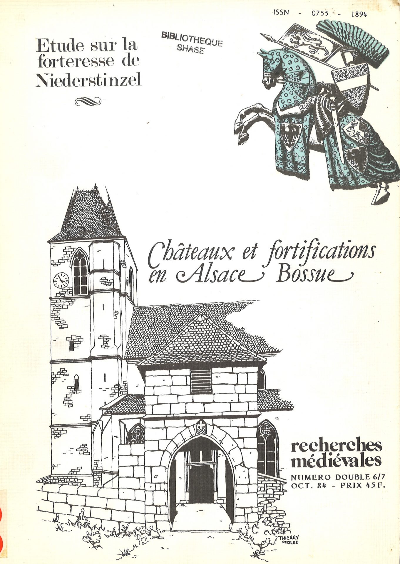 Recherches Médiévales - Etude sur la forteresse de Niederstinzel - Châteaux et fortifications en Alsace Bossue