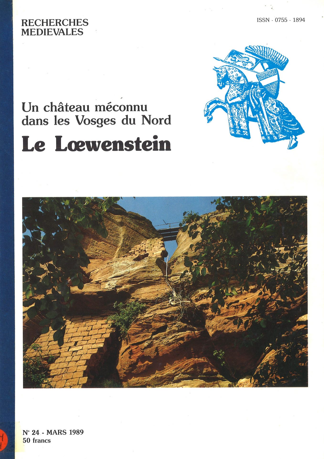 Recherches Médiévales - Un château méconnu dans les Vosges du Nord, le Loewenstein