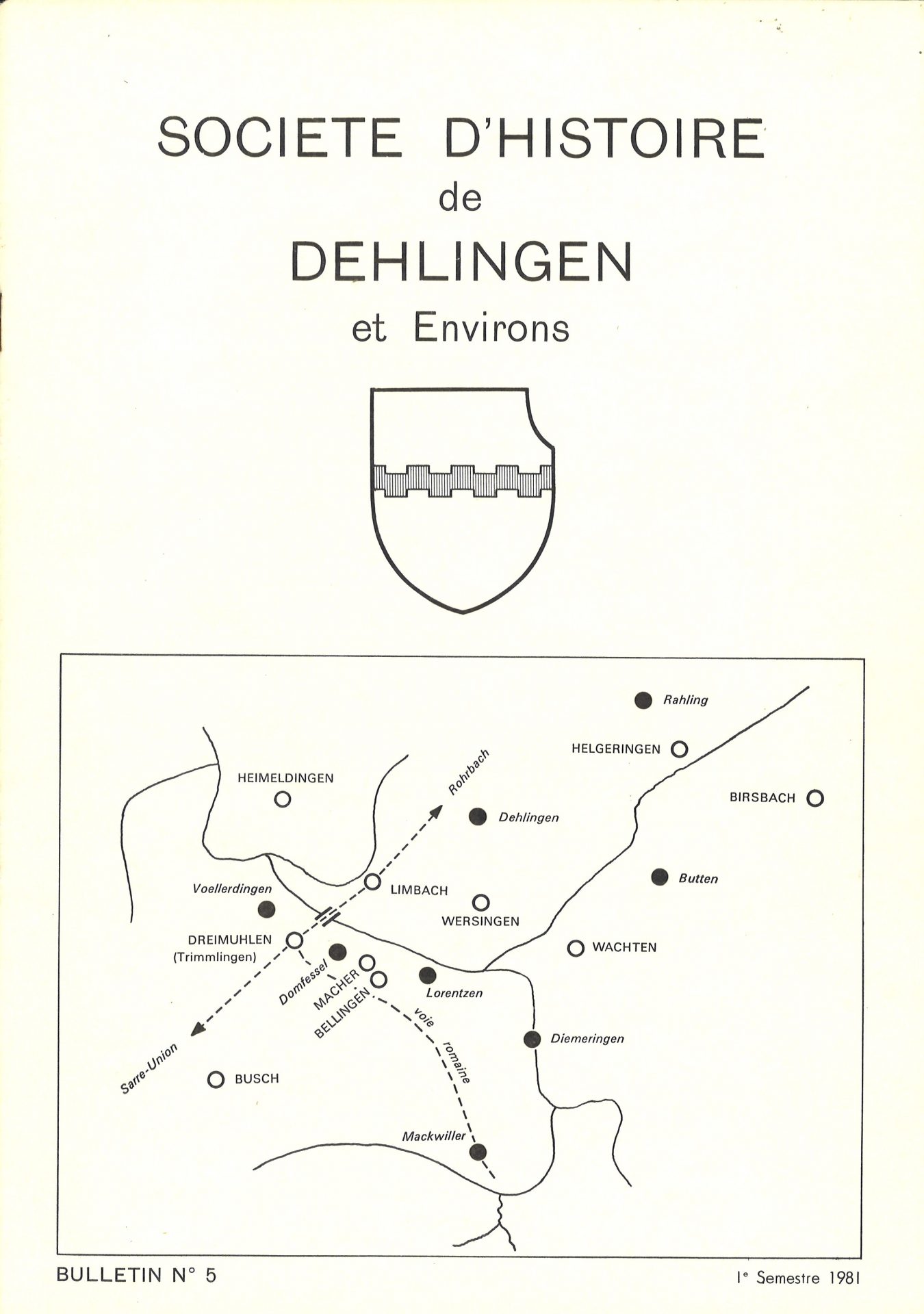 Bulletin de la Société d'Histoire de Dehlingen et Environs